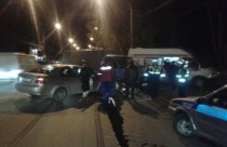 Вчера на Трудовых Резервах столкнулись иномарка и грузовая Газель