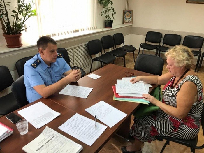 В Новомосковске прошел прием нового прокурора Тульской области
