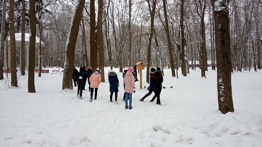 Школьники из Новомосковска приняли участие в квесте в Белоусовском парке 