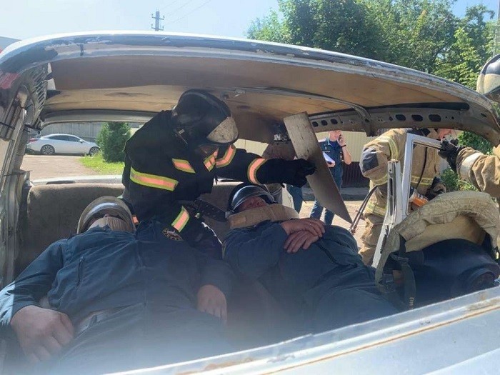 Новомосковские спасатели заняли второе место в профессиональных соревнованиях