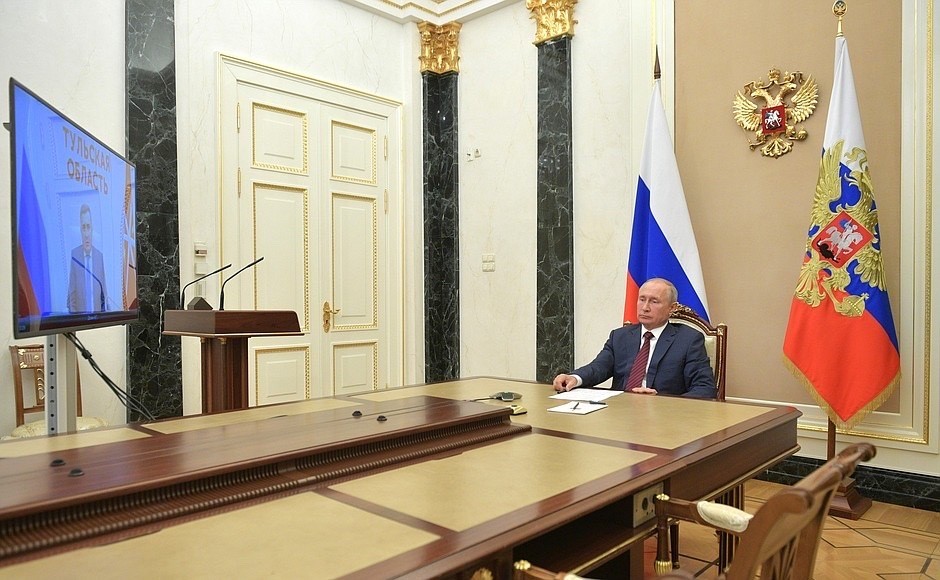 Алексей Дюмин рассказал Владимиру Путину о образовательном центре Созвездие