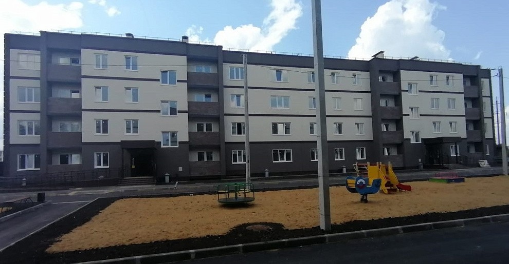 В Новомосковске в эксплуатацию 2 многоквартирных дома на улице Рудничная 