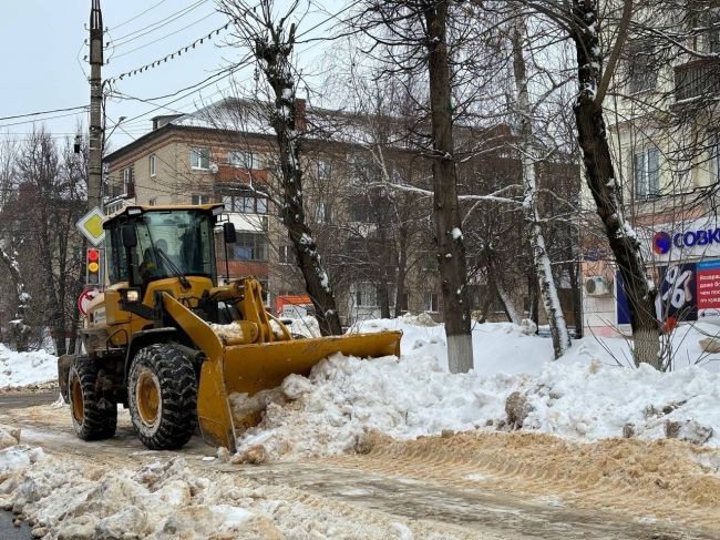 Городские власти опубликовали график уборки снега с центральных улиц