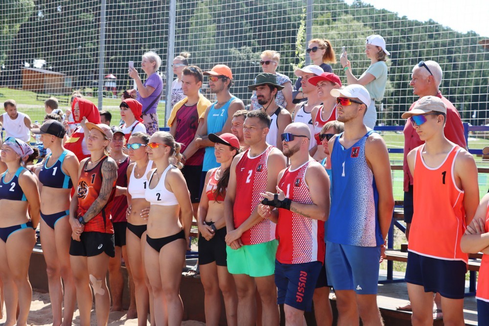 В Тульской области проходят чемпионат и первенство России по пляжному волейболу спорта глухих