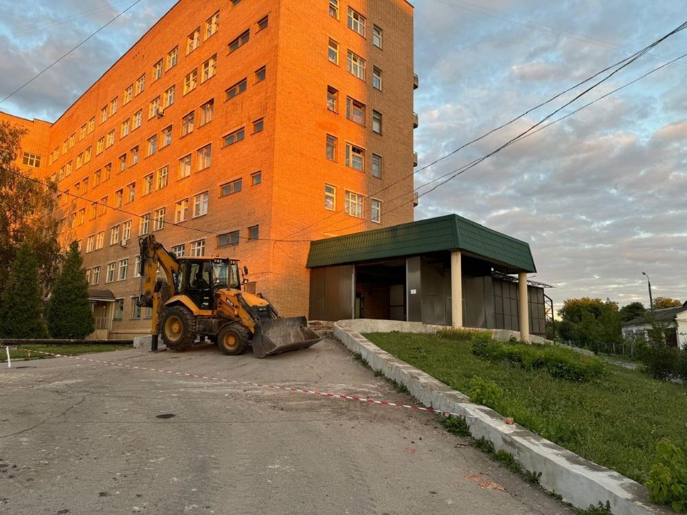 В стационаре Новомосковска выполнен ремонт эстакады