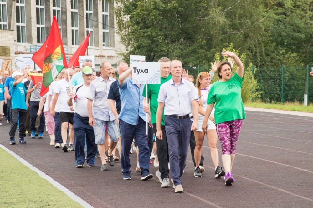 В Новомосковске прошел региональный этап IX Спартакиады пенсионеров России